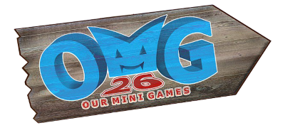 OMG 26 Our Mini Games title screen for Nintendo DS